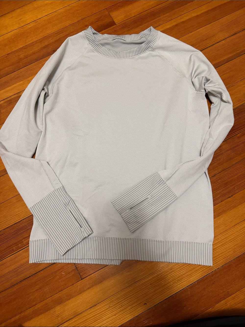 lululemon athletica Light Gray Crewneck Sweatshirt